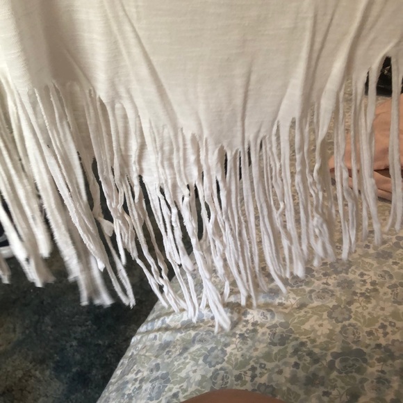 Patriotic fringed wide tanktop - Picture 2 of 3